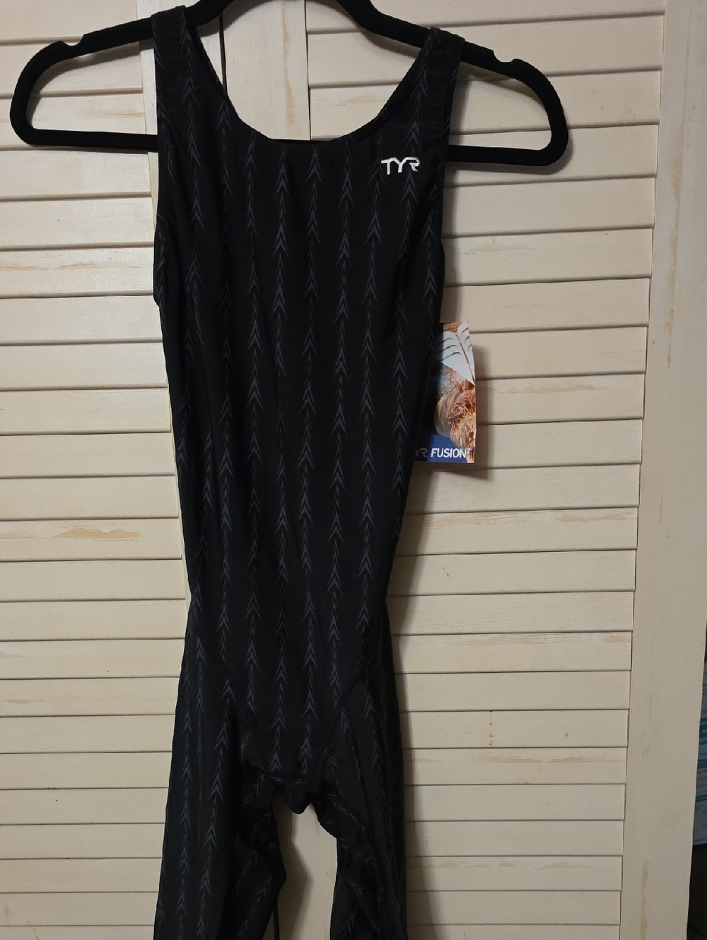 TYR Black Women's Aerofit Shortjohn - U12 Compliant - Fusion 2